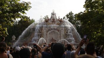 Fin de temporada de fuentes de La Granja con 67.209 visitantes
