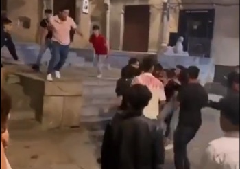 La Policía investiga una pelea multitudinaria en la Calle Real