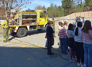 Los colegios acogen talleres de prevención de incendios