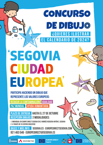 Nueva edición del concurso de dibujo 'Segovia ciudad europea'