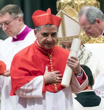 El cardenal Becciu, condenado por escándalo inmobiliario