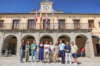 García Gallardo, de campaña con Vox por pueblos de Segovia