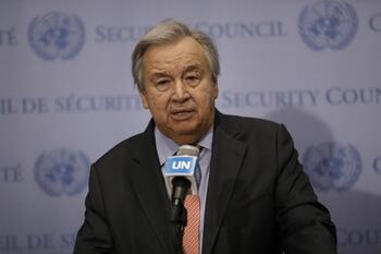 Guterres teme que la guerra en Ucrania se vuelva 