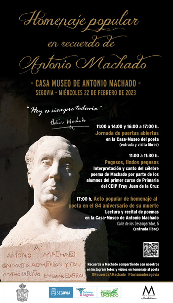 Segovia conmemora el aniversario del fallecimiento de Machado