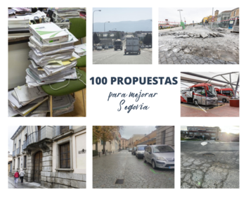 Cien propuestas para mejorar Segovia