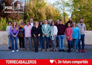 Rubén García encabeza la lista del PSOE en Torrecaballeros