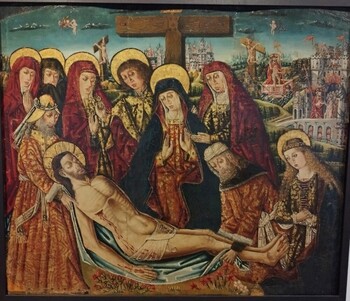Lamentación sobre el Cristo Muerto, pieza del mes en el Museo