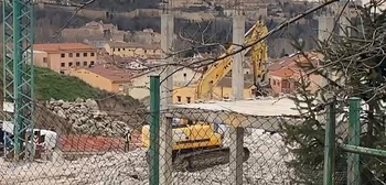 Comienza la demolición en el centro de FP de San Lorenzo