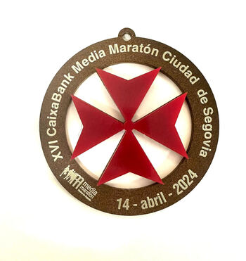 La Cruz de Malta adornará la medalla de la Media Maratón