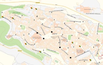 El Ayuntamiento edita mapa de contenedores para universitarios