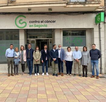 Profesionales sanitarios europeos visitan la AECC de Segovia