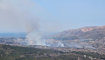Estabilizado el incendio en el Barranco de la Hiedra de Xàbia