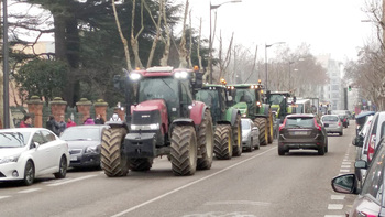Más de 250 tractores vuelven a las calles en Zamora